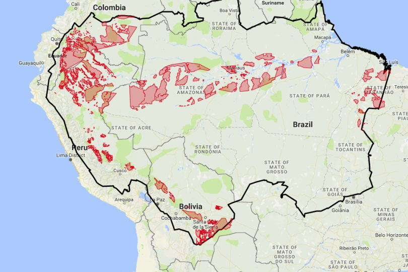 Climate Alliance maps Amazonian oil reserves and impacts of extraction